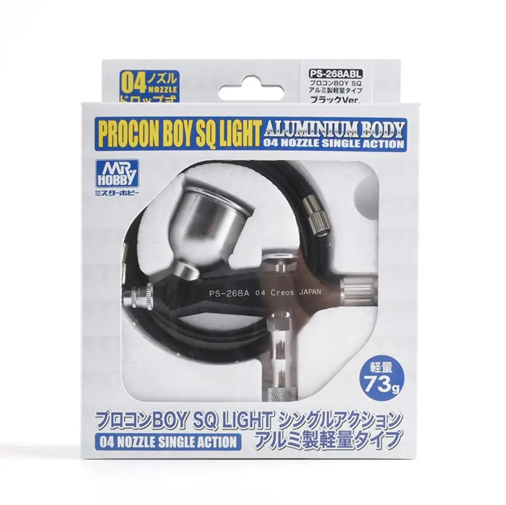 MRHOBBY PS268 Procon BOY SQ Aluminum Body 04 Nozzle Single Action Lightweight Version Airbrush