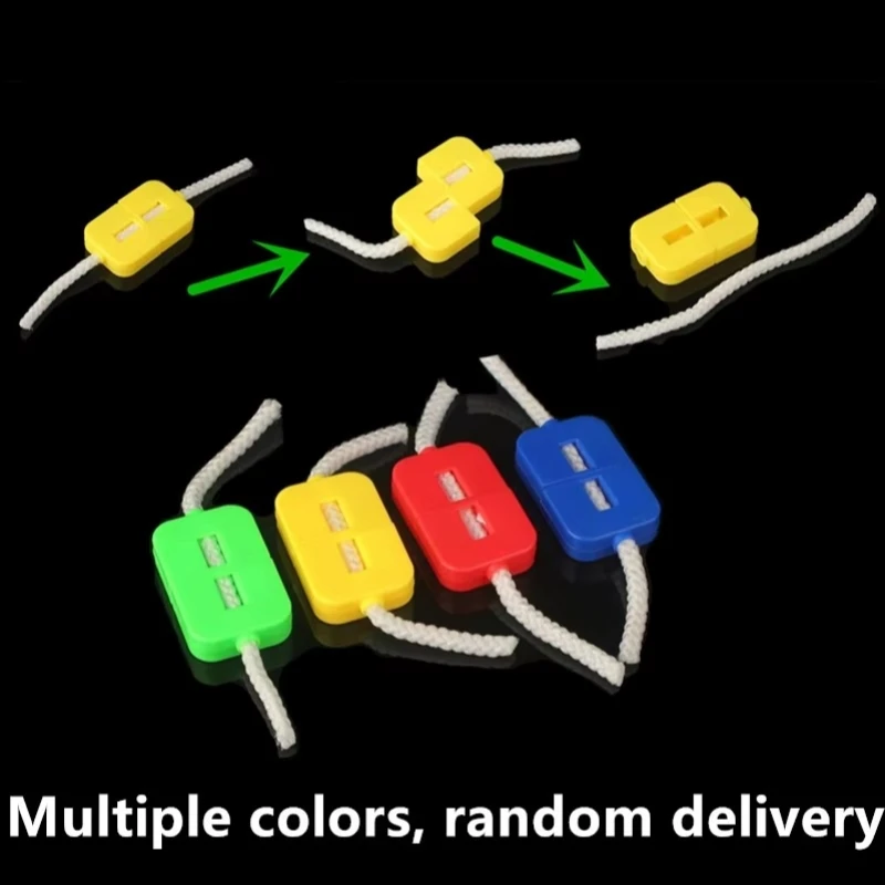 1pc Broken Rope Restoration Close-up Magic Trick Children Puzzle Novelty Magic Prop Toy Gift Easy to operate Prank Joke