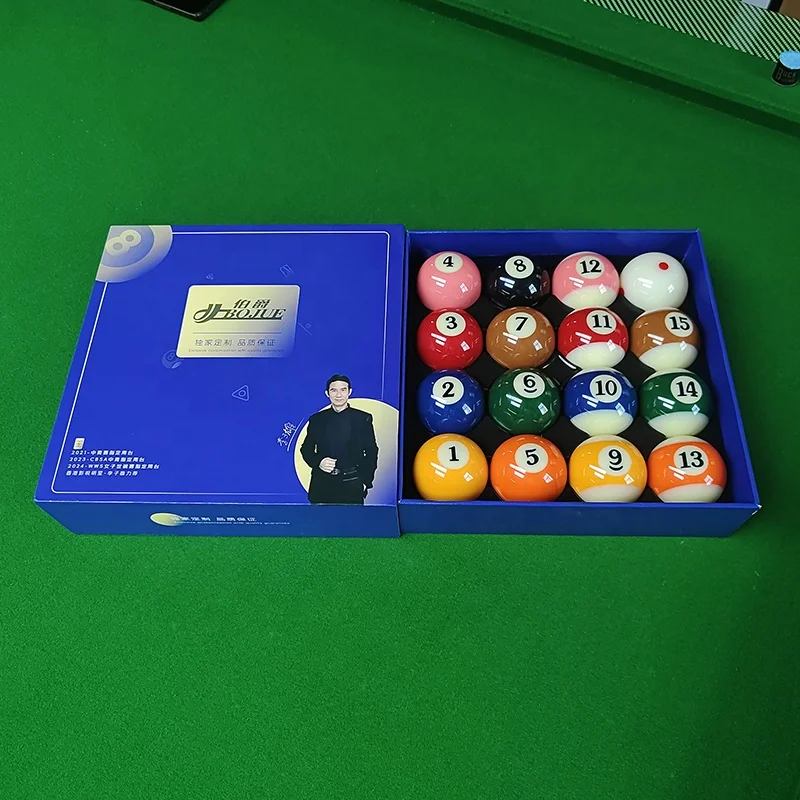 Bojue Professional High Quality American style Billiard Ball Set for entertainment sports