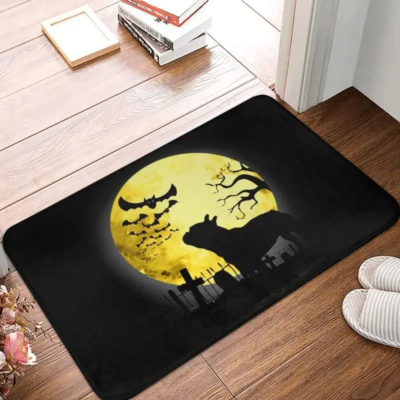 Custom French Bulldog Doormat Non-Slip Entrance Kitchen Bath Floor Door Mat Frenchie Dog Lover Bedroom Balcony Carpet Rug