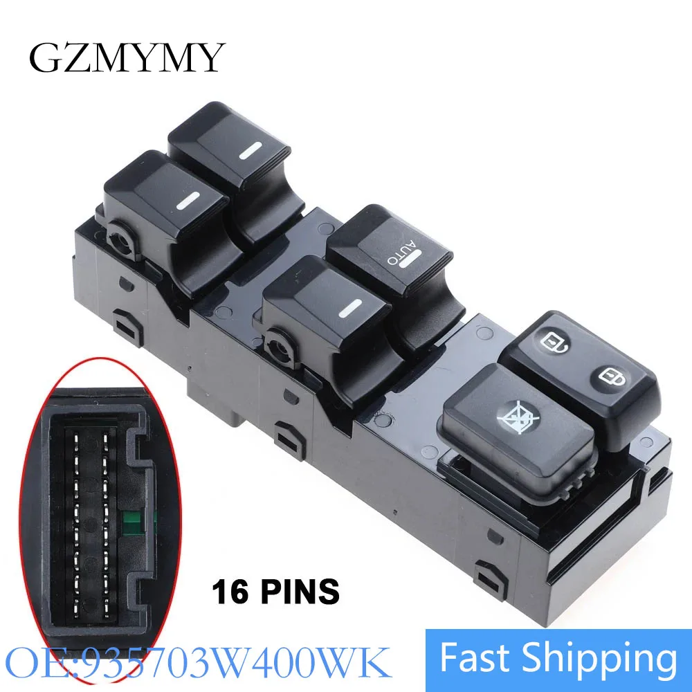 

Power Window Control Switch 935703W400WK For KIA Sportage 2.0L R 2011 2012 2013 2014 2015 2016 2017 93570-3W400WK