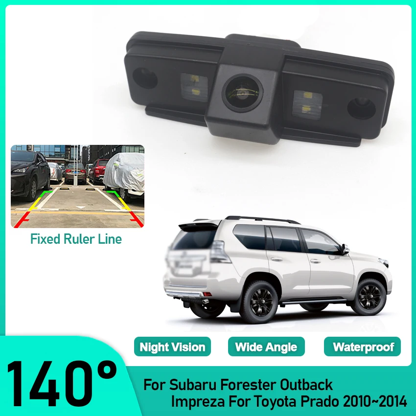 

CCD HD 1080P Night Vision Car License Plate Light RearView Camera For Subaru Forester Outback Impreza For Toyota Prado 2010~2014