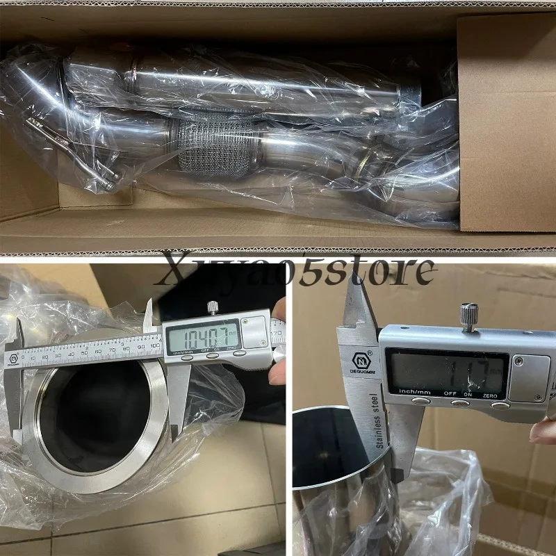 suitable for Modified exhaust pipe head section for Volkswagen Golf MK7 MK7.5 GTI Audi A3 1.8T 2.0T