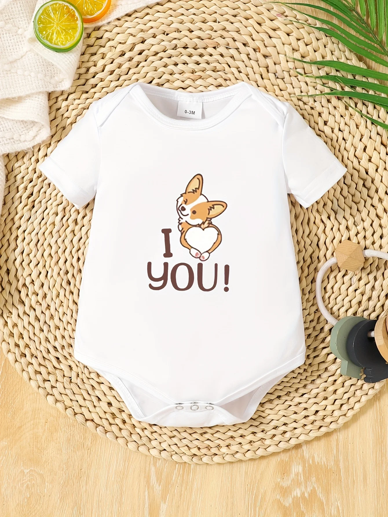 Corgi, I You! Corgi-Themed Celebration, Perfect for A Baby Onesie, for Outdoor 100 Cotton Clothing Baby Gifts Fashion