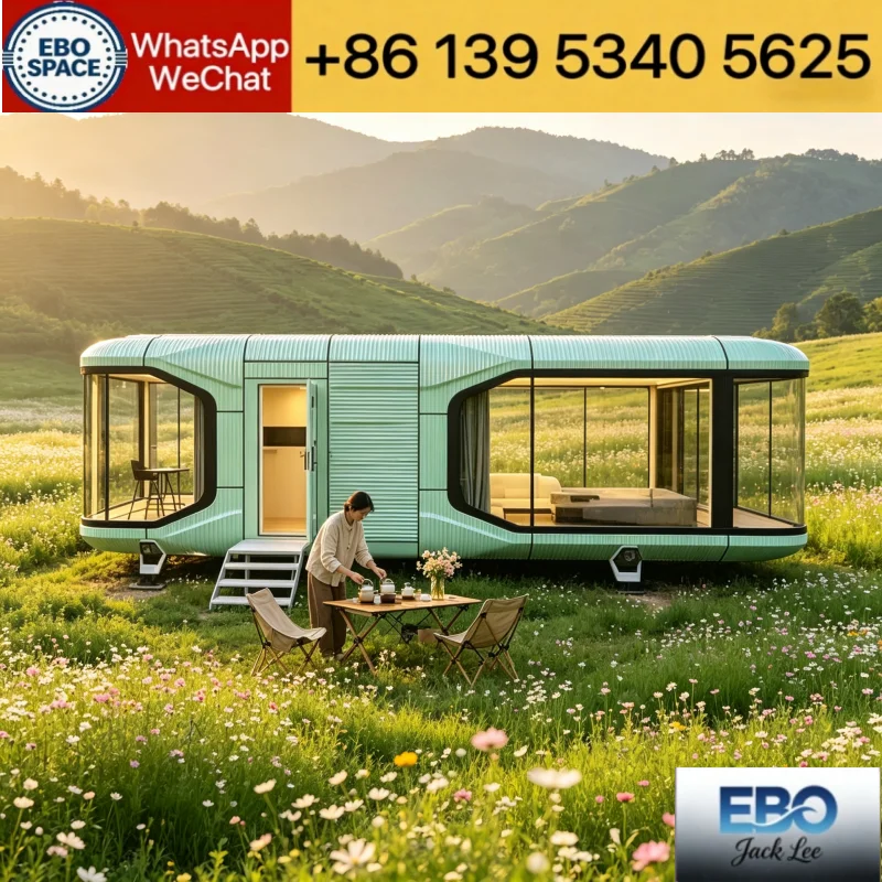 Customizable 40ft Expandable Modular Container House Multiple Bedrooms Large Living Room Permanent Family House