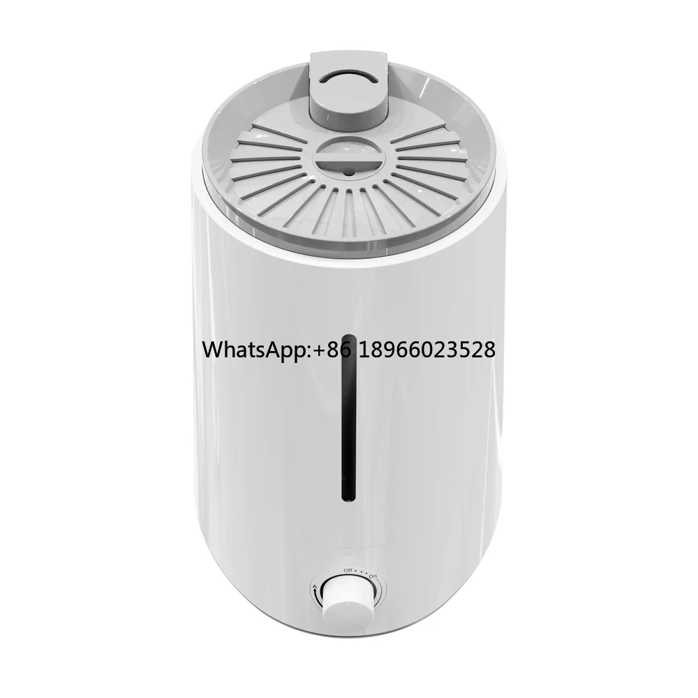 Whole house ultrasonic humidify dust proof top filling 4L spin switch aroma humidifier with water filter