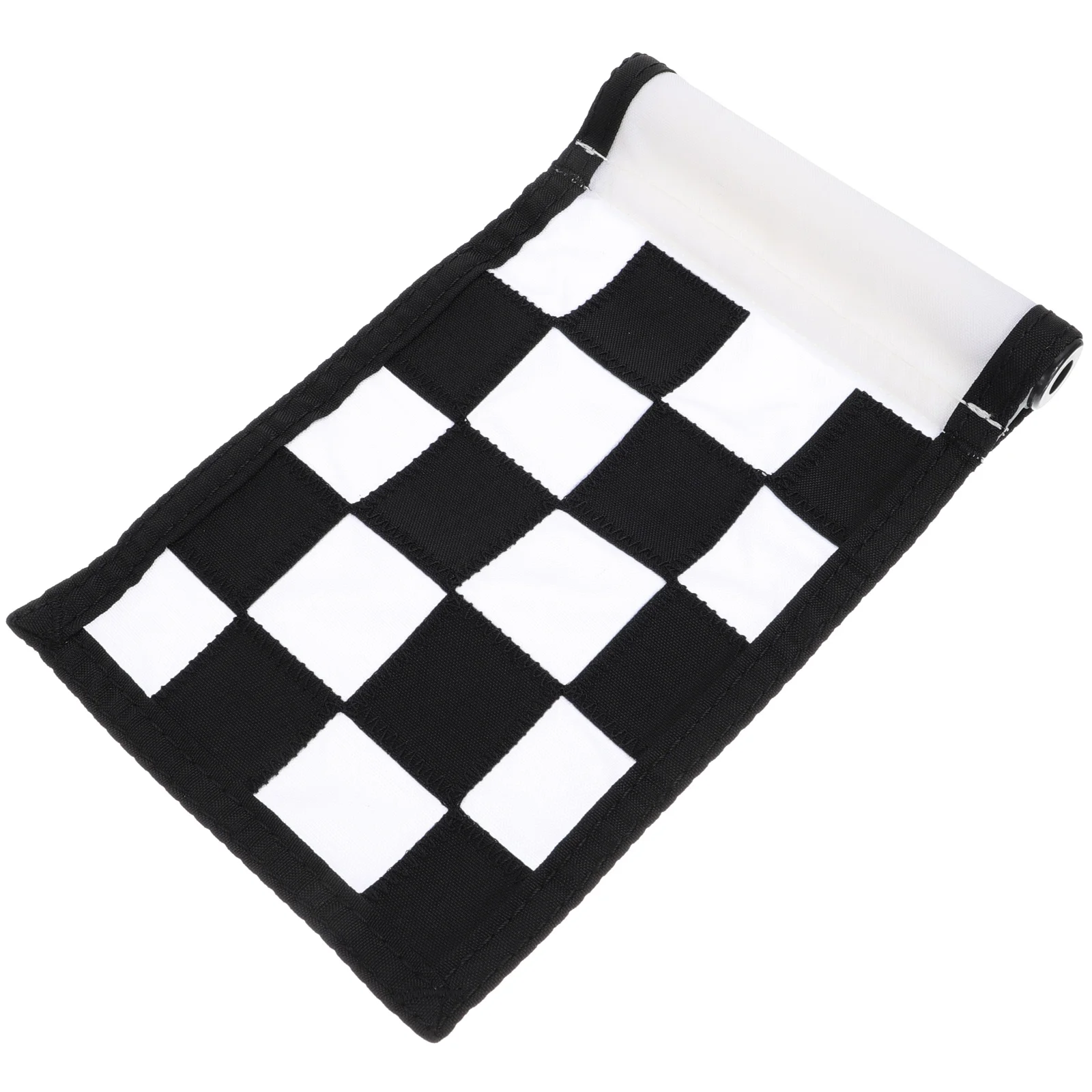 Green Checkered Flag Training Supplies Portable Outdoor Detachable Professional Course Practicing Flags