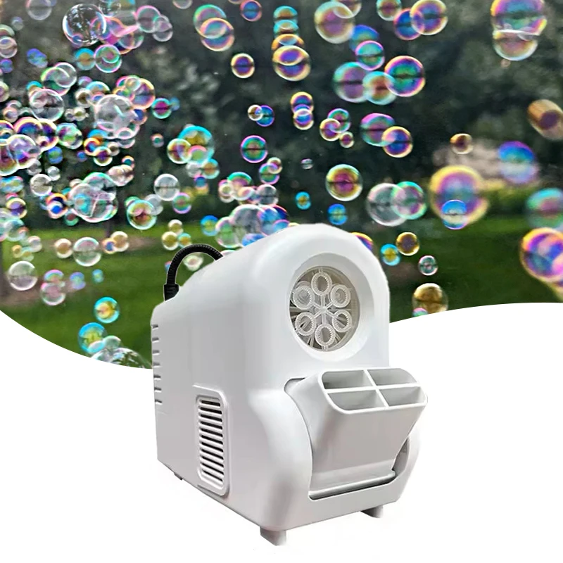 

Remote Control Mini Waterproof Automatic Bubble Machine for Wedding Parties and Children's Toys Factory Direct Bubble Machine