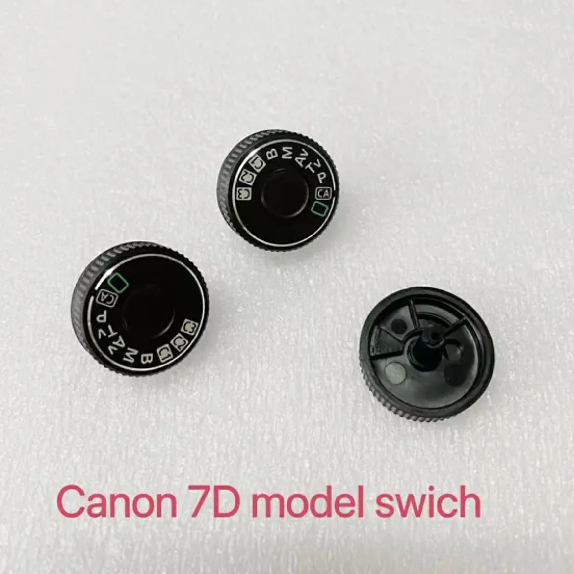 1PC Canon EOS 7D mode dial, quadrante con funzione giradischi, giradischi in modalità nuova di zecca, accessori per fotocamere SLR