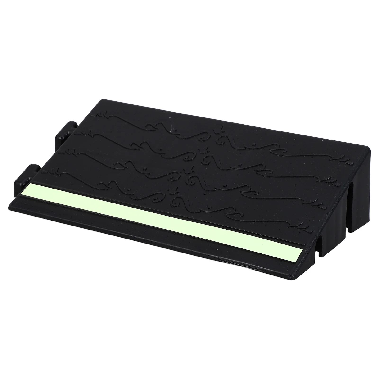 Robot Vacuum Cleaner Threshold Ramp 9.8X5.5X2.4Inch Glow-In-The-Dark Doorway Ramps For Home Bathroom Flooring Transition