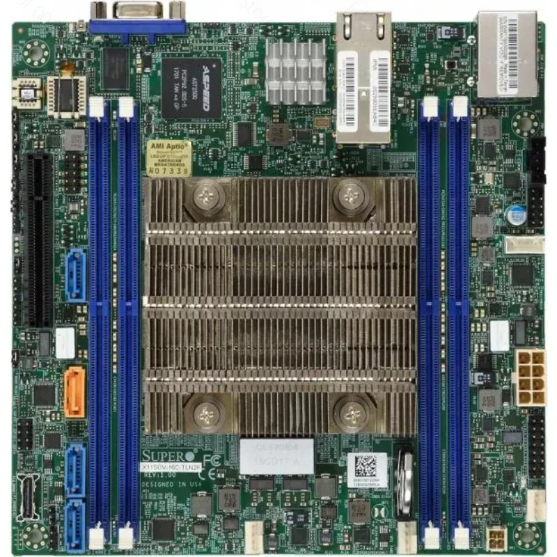 X11SDV-8C-TLN2F D-2141I 8-Kern ITX/Dual 10G/IPMI/Soft-Routing NAS AI