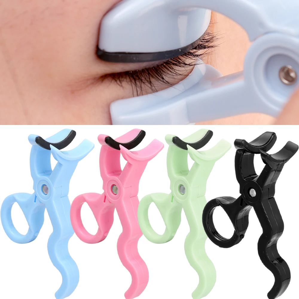 Wide Angle Eyelash Curler Professional Natural Handle Curling Tools for Women Mini Portable Cute Eyelash Curler Eye Makeup Tools