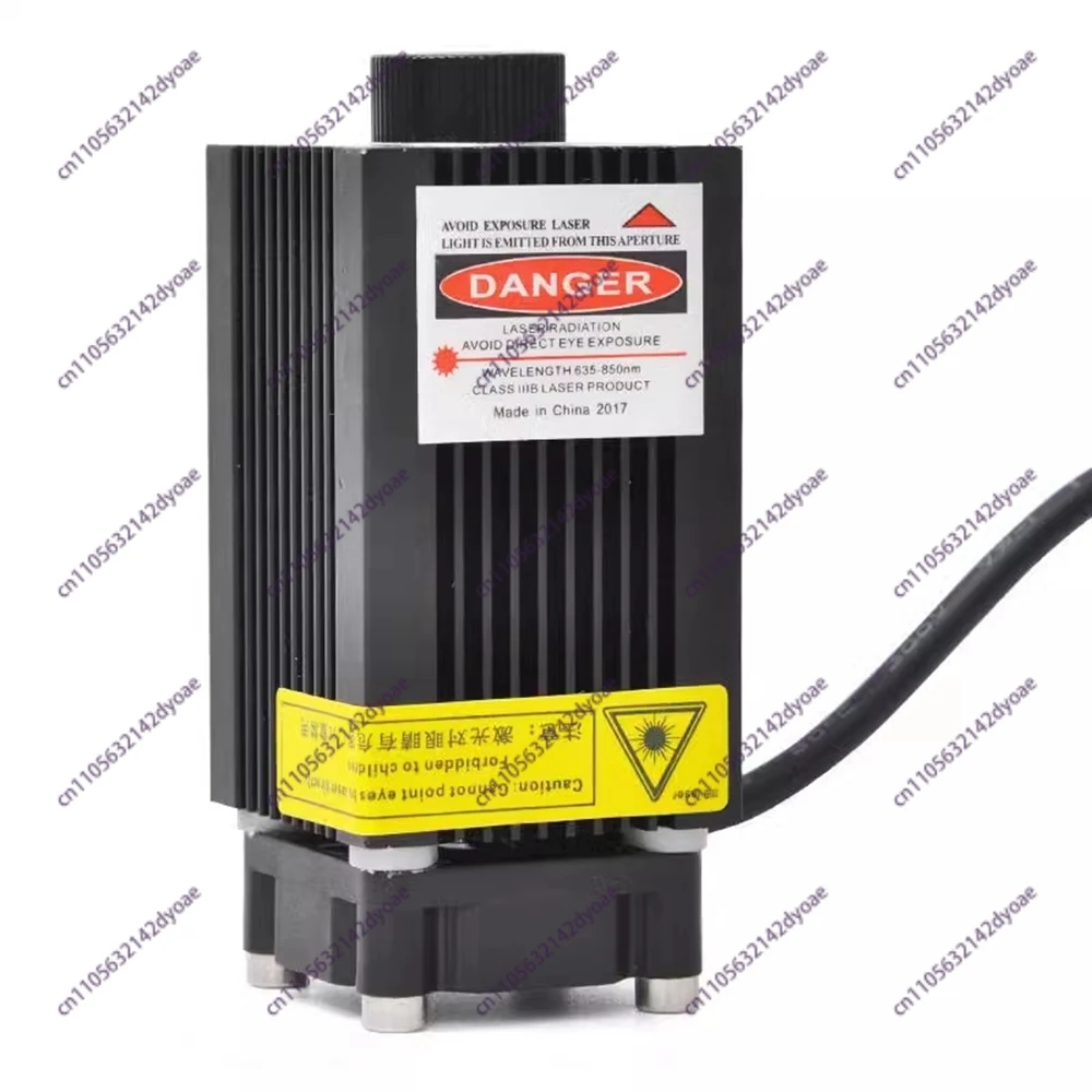 Focusable 650nm 660nm Red Lights 250mw Laser Diode Module With Cooling Fan  DC12V