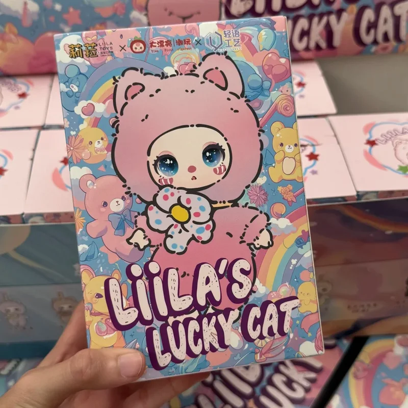 

Liila Lucky Cat Series Blind Box Trendy Plush Toy Cute Ornament Mystery Box Desk Decoration Kid Gift 1:1 High Quality Replica