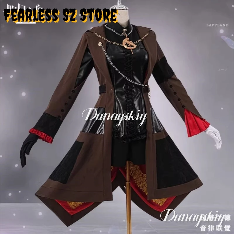 

Костюм для косплея Arknights Lapland Auditory Synesthesia Cyberpunk Winter от Dunayskiy@@ для женщин, аниме, ролевая игра, Хэллоуин