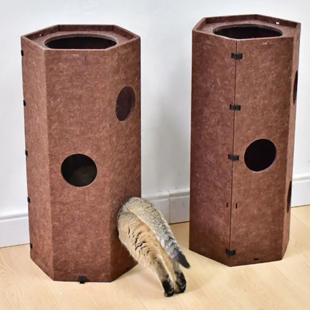 

Foldable Pet Cat Tunnel Toy Bite Resistant Wear Resistant Cat Scratcher Tunnel Interactive Grinding Claws Kitten Play Tube