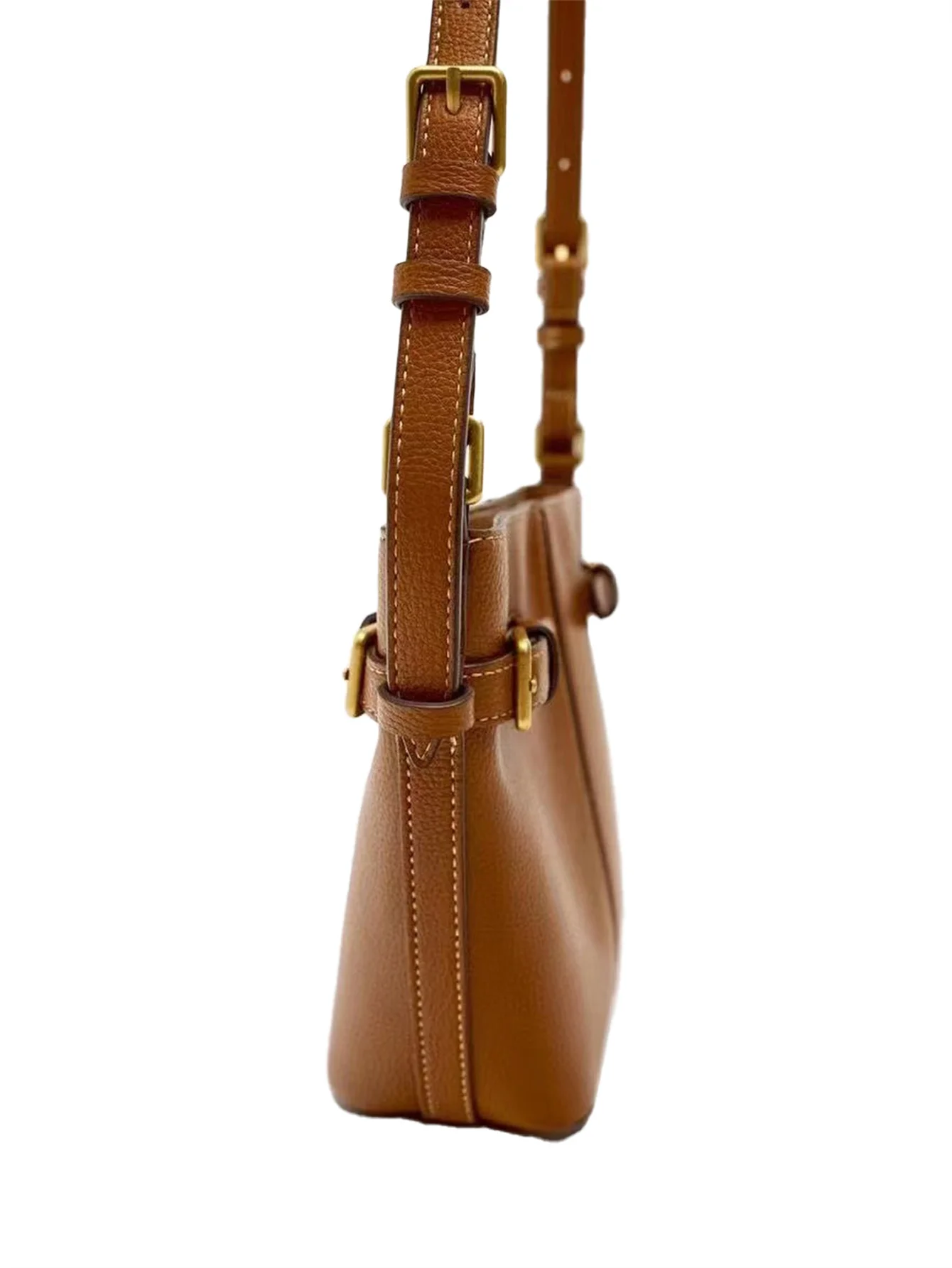Fashion women\'s bag new all-in-one needle buckle bag webbing single shoulder crossbody bucket bag