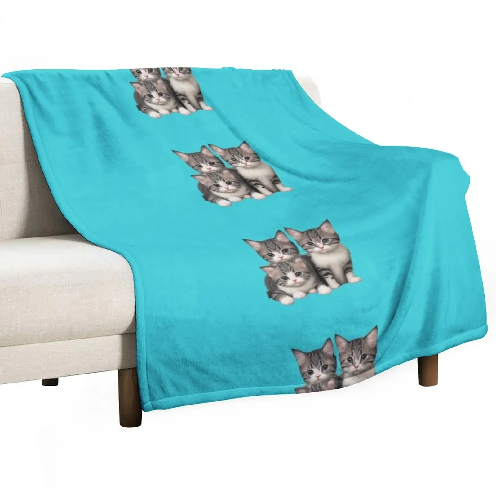 

kittens Throw Blanket Hairy Soft Blankets