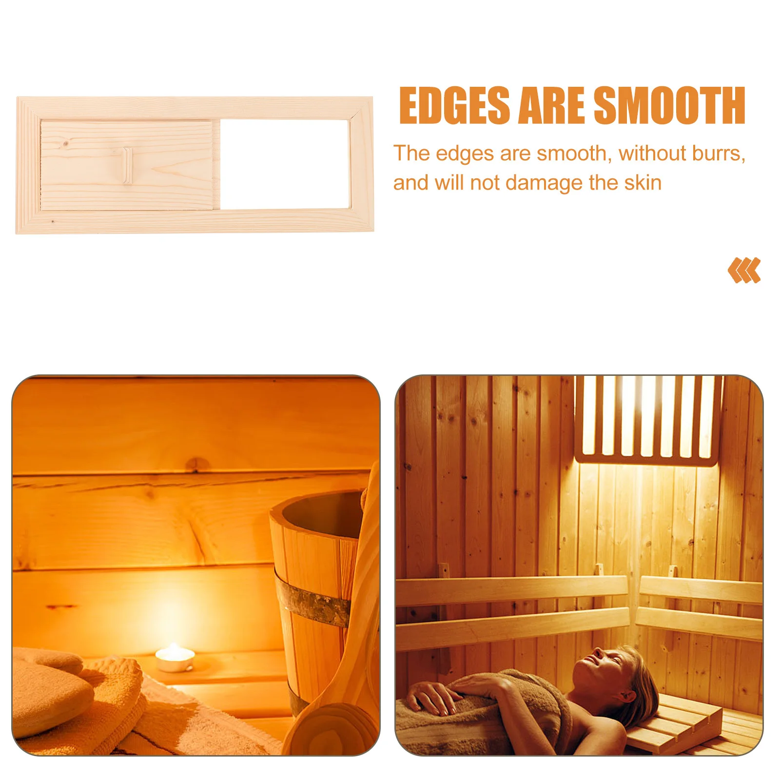 Wooden Air Vent Grille Sauna Room Ventilation Panel For Steam Room Bathroom Sauna Accessory Cedar Louver Rectangle Vent