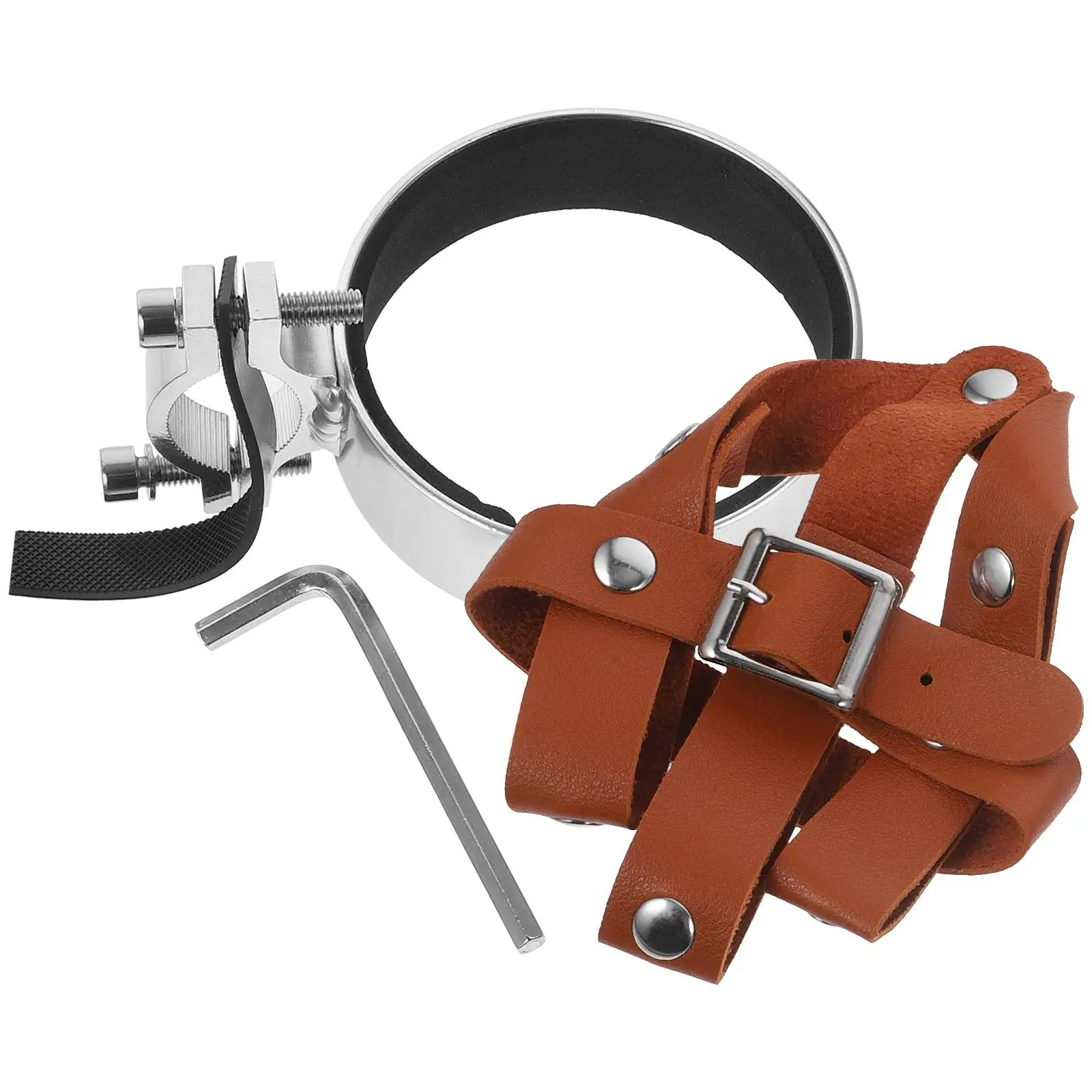 

Bike Water Bottle Holder Retro Cycling Bracket Beverage Cage PU Aluminum Alloy Easy Install Outdoor Supplies Bike Part