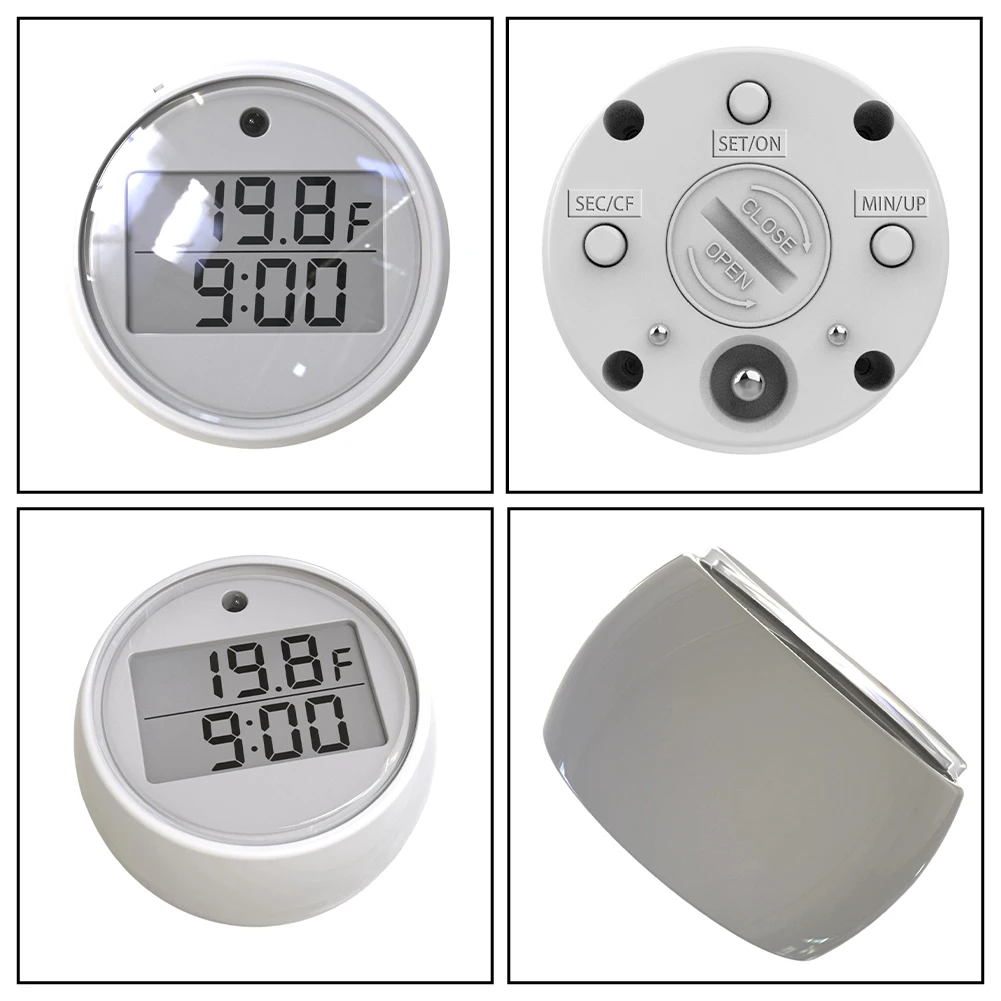 Waterproof Floating Ice Bath Thermometer -20 To 70 For Celsius Dual Display LED For Cold Plunge Pool Water Temperature Monitorin