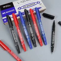 10pcs Dual-Tip Black Tattoo Skin Marker Piercing Art Marking Pen Tattoo Supply For Permanent Makeup Life Office Supplies