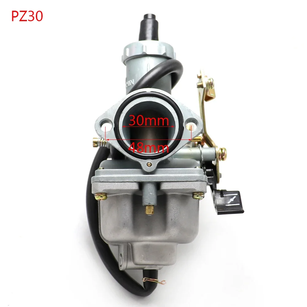 Cable choke 30mm PZ30 carburetor for 200cc 250cc off-road motorcycle ATV