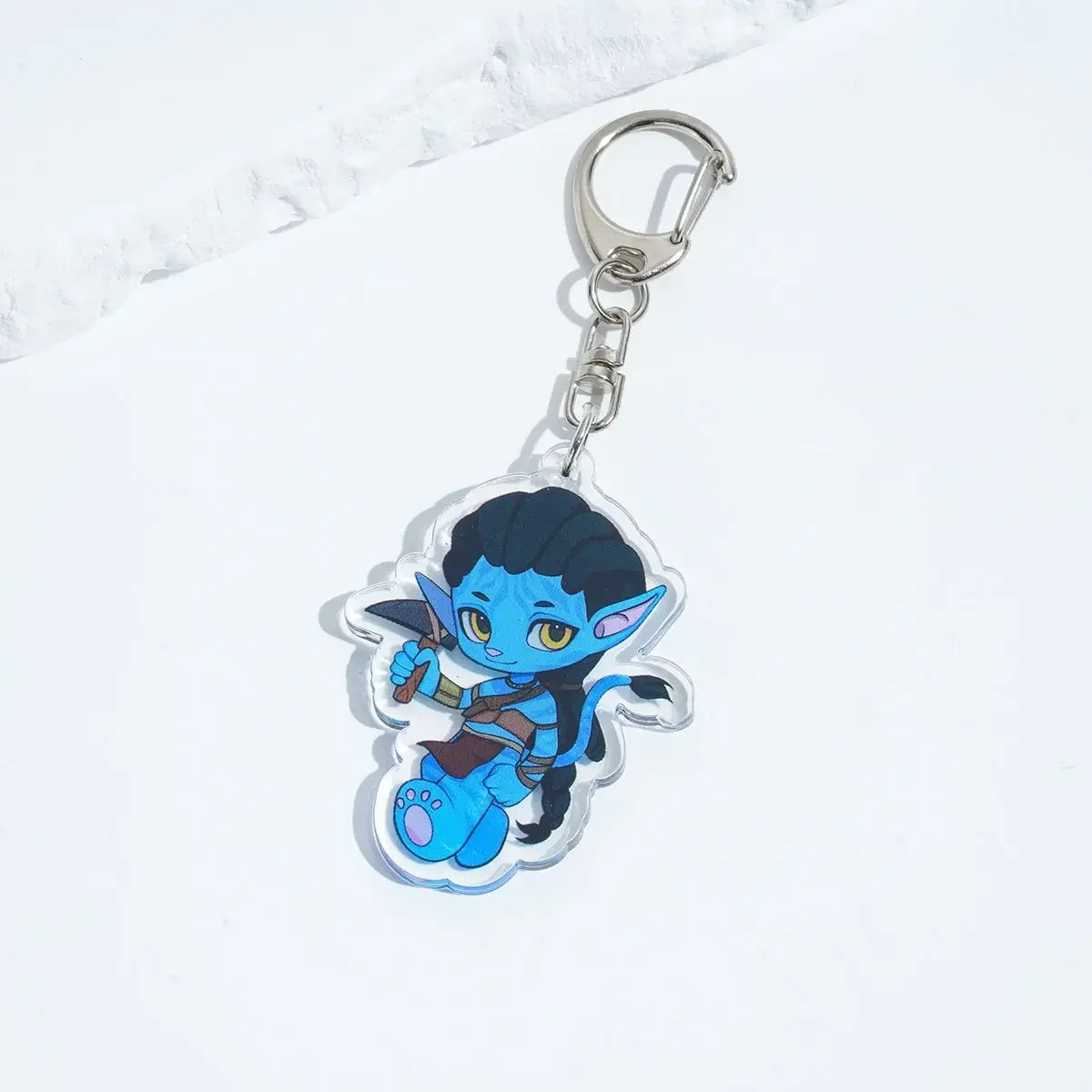 Acrylic Cartoon Anime Pendant Keychains Holder Car Key Chain Key Ring Phone Bag Hanging Jewelry Gifts Accessories Avatar