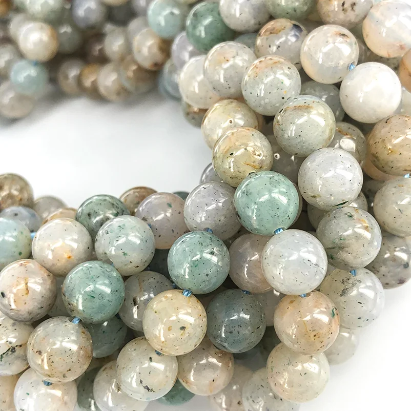 2024 New Natural Dream Opal 100% Stone Loose Round Beads Jewellery Making 6/8/10MM DIY Bracelet Necklace Beading Accessories view 4
