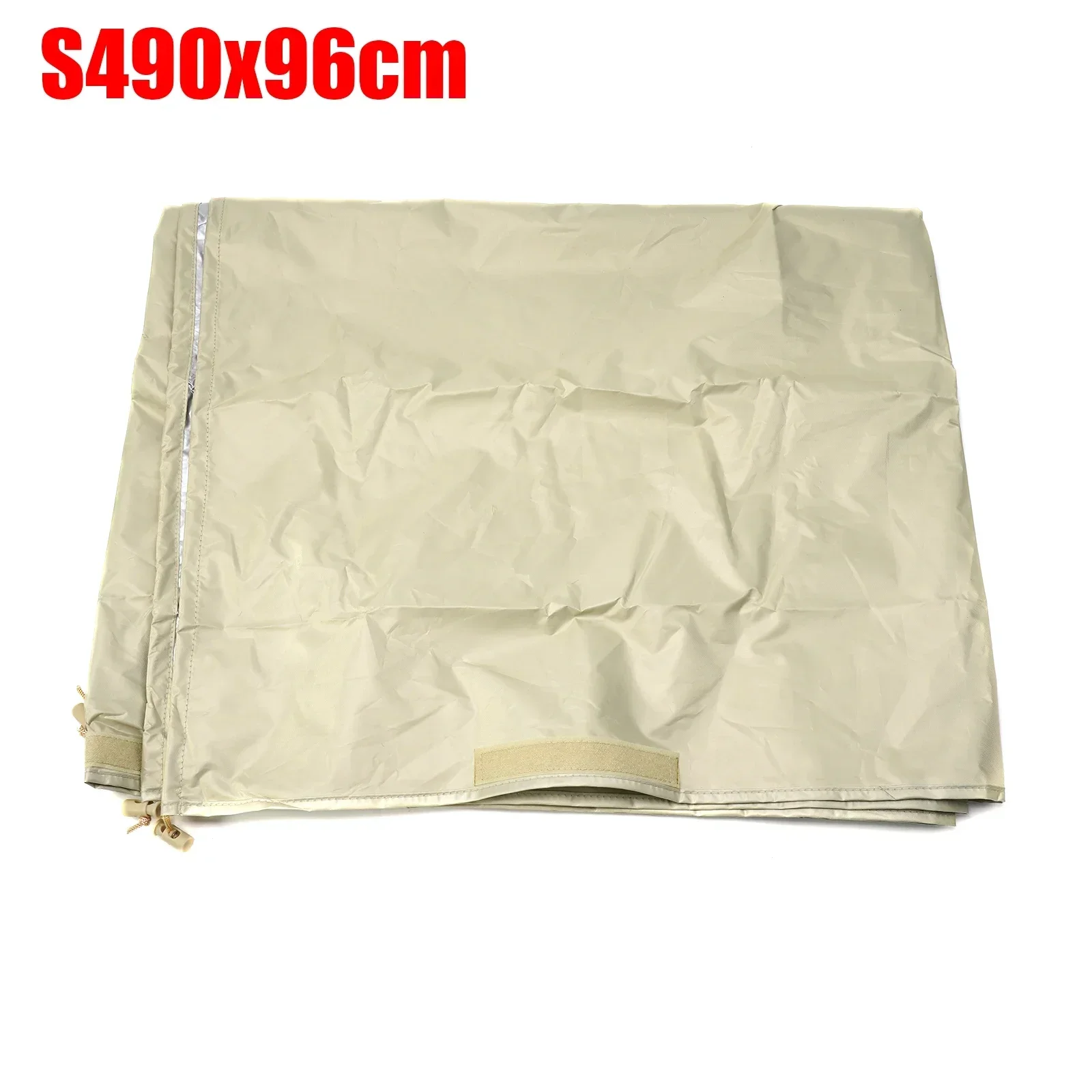 

Pool Roller Cover Swimming Pool Solar Roller Device Tarpaulin Oxford Garden Outdoor Dustproof UV Protective Cover 490x96cm