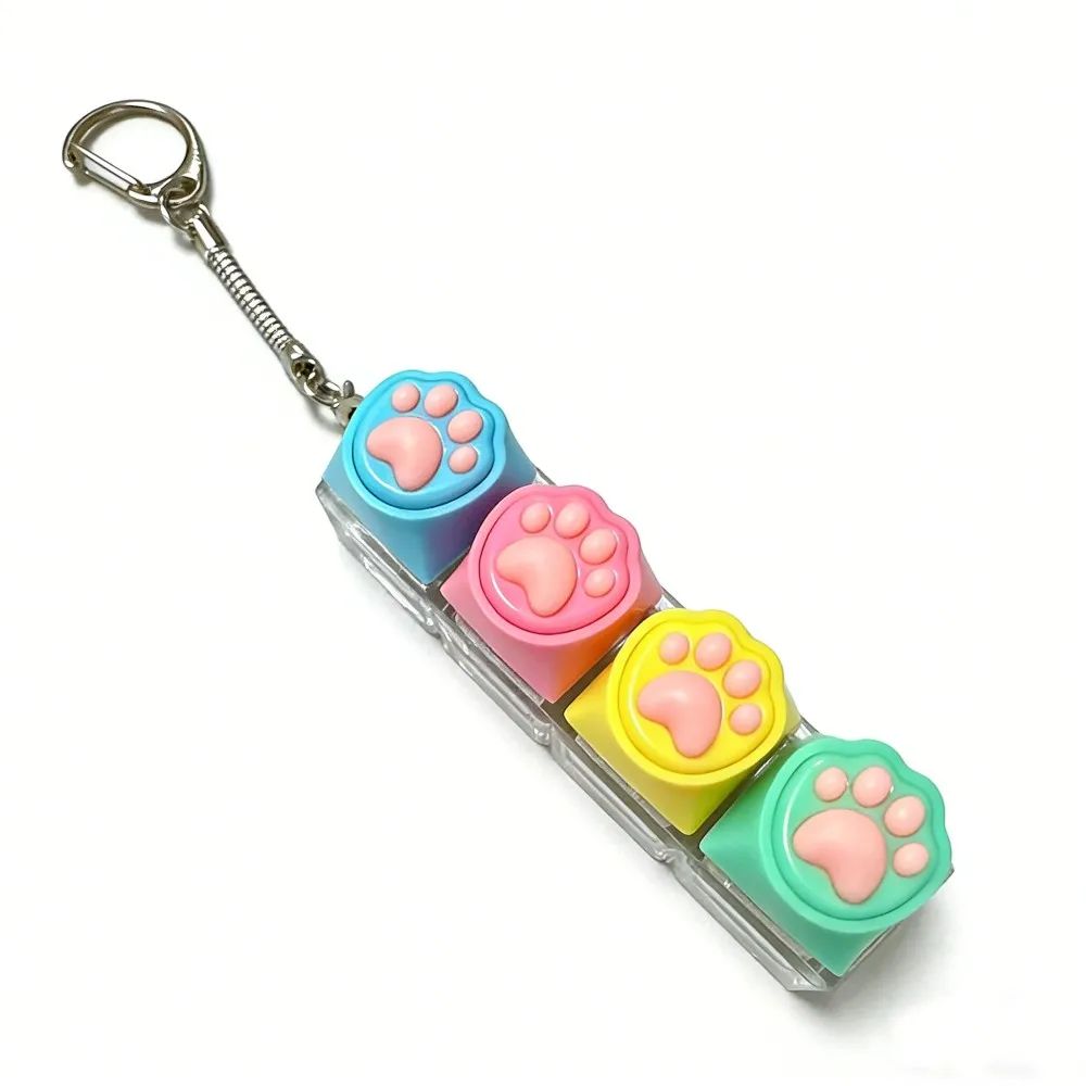 Cute Cat Claw Keychain, DIY Keyboard Accessory