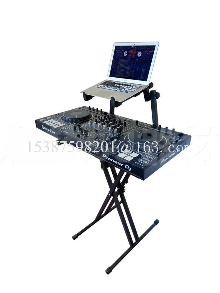 Disc maker, floor mounted, movable DJ stand, integrated controller, no assembly required, piano equipment stand