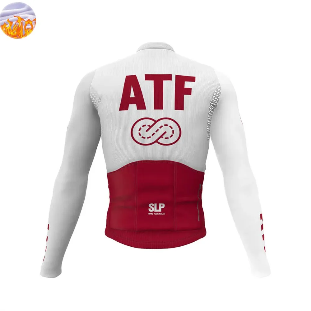 

Slp Winter Thermal Fleece Team Cycling Clothing Men's Jersey Outdoor Warm Riding Bike Clothes Long Sleeves Cycle 2025 Racing