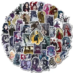 10/30/50/100pcs Gothic Cool Black Fairy Tale Princess Stickers Scrapbook Skateboard Laptop Luggage Bike Kids Cartoon Sticker Toy