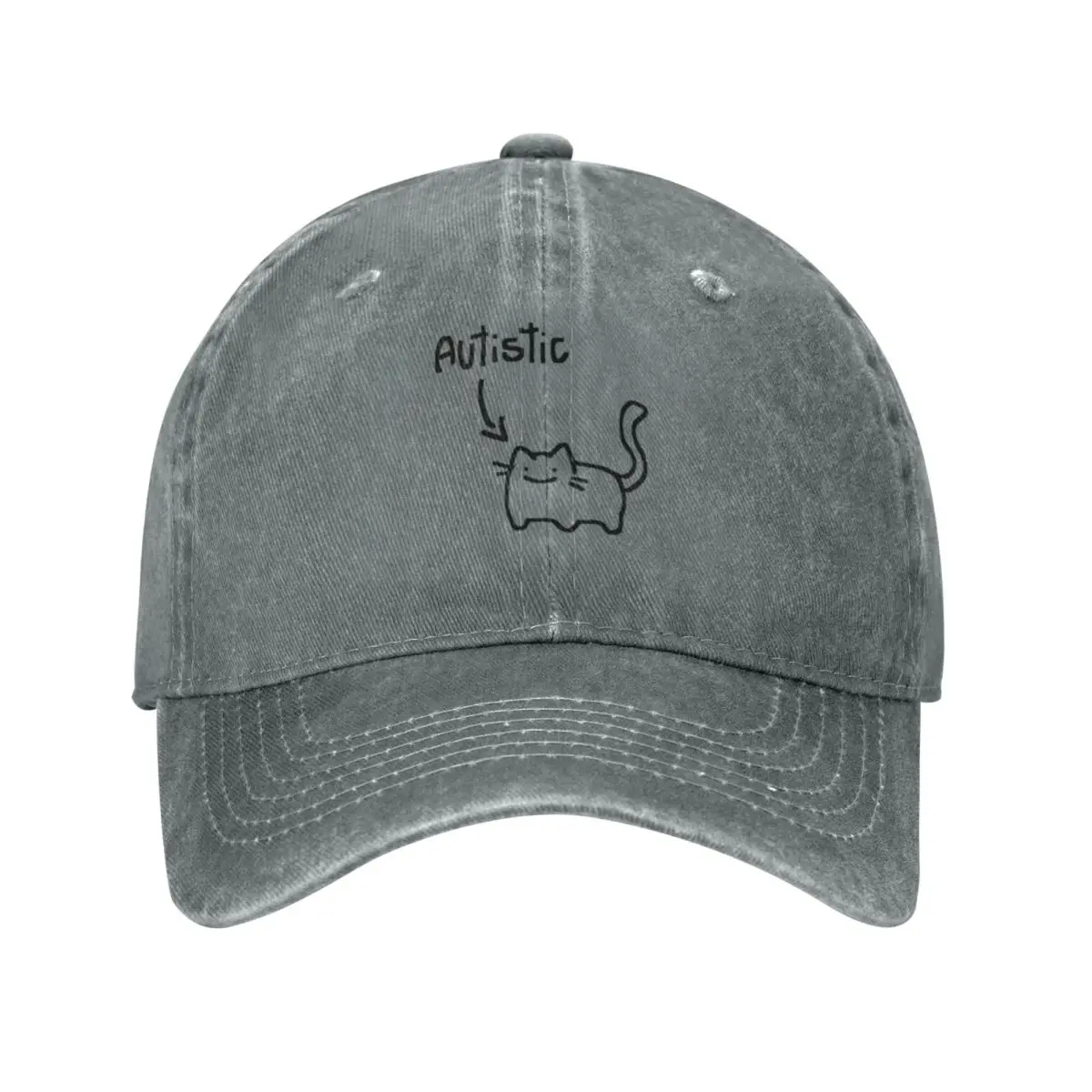 

Autistic_cat Cool Baseball Cap Men Cowboy Hats Women Visor Caps