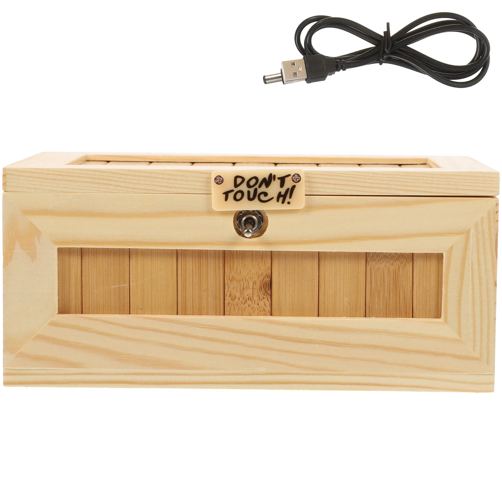 

Wood Box Stress Relief Decompression Trick for April Fools Party Easter Halloween Christmas Funny Urban Spoof Gift for Friends