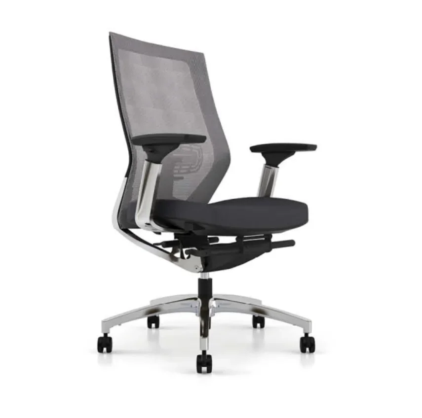 

Ergonomic Cheap Swivel Executive Mid Back Office Mesh Staff Chair Leather Office Chair