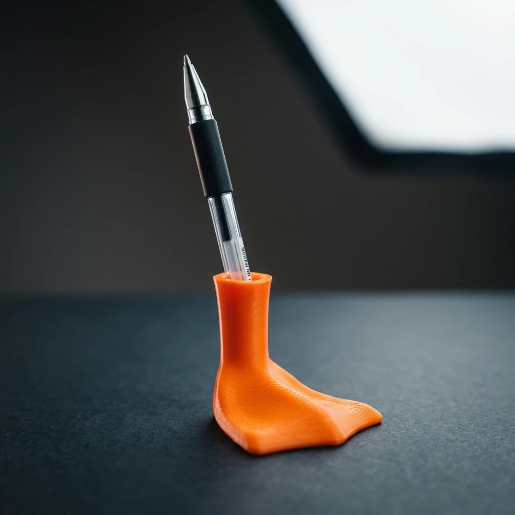 Duck-foot pen holder Gesture Pen Holder Storage Supplies Cute Pen Holder Desktop Pen Holder as creative stationery