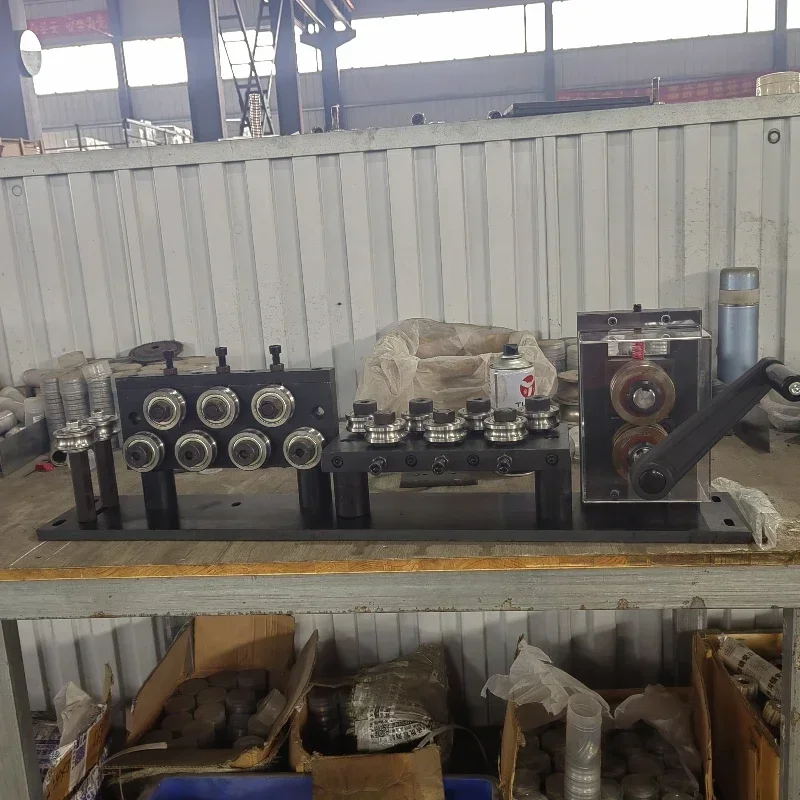 

High quality 11mm 12mm steel pipe straightener and iron square bar flat bar straight machine