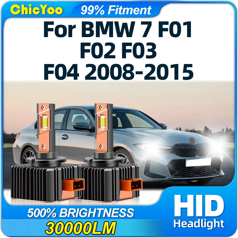 

Canbus LED Headlights 30000LM Auto Headlamps 12V Plug and Play Xenon Lights For BMW 7 F01 F02 F03 F04 2008-2012 2013 2014 2015