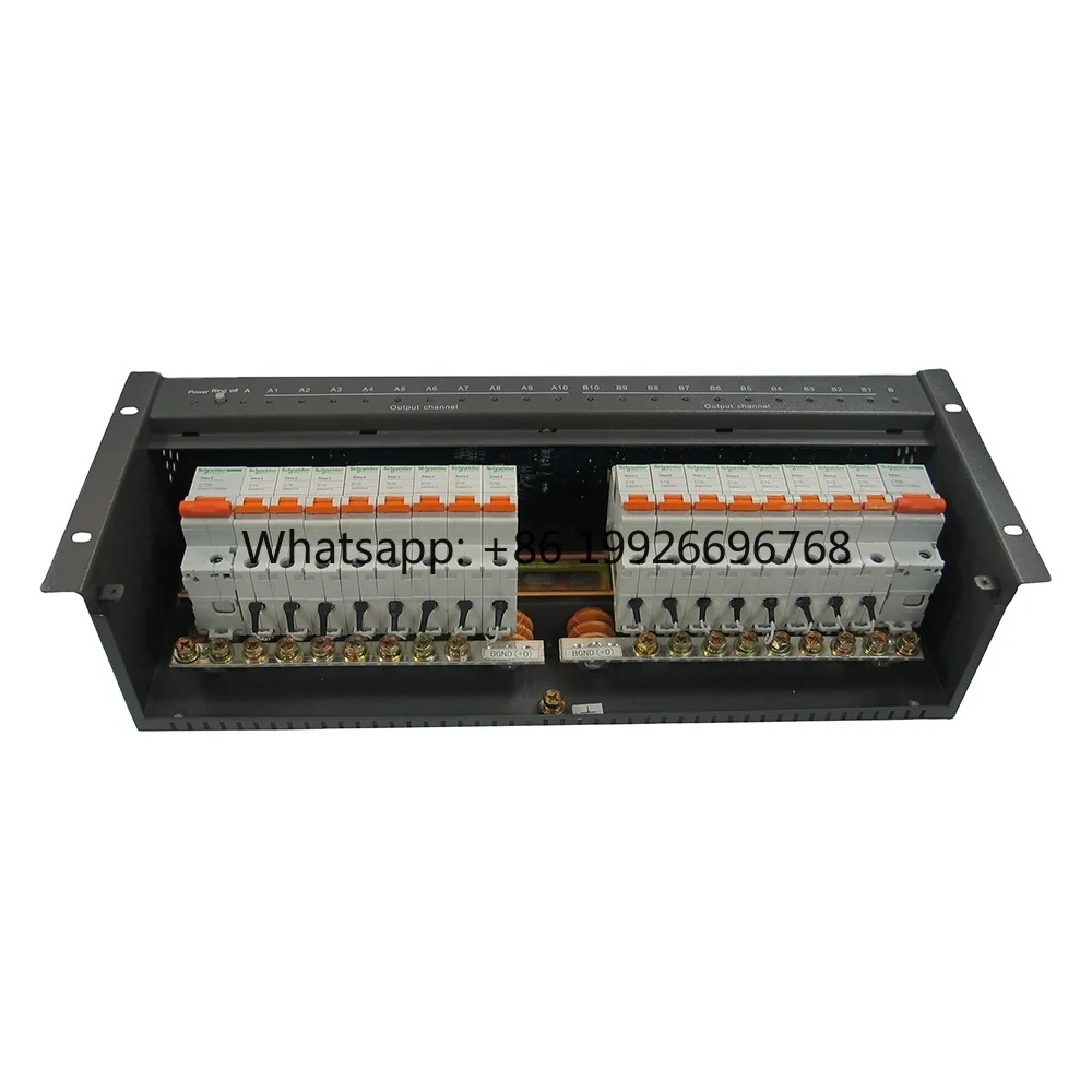 Mounting Rack Power Distribution Module Unit 20 Channel 24v 48v 110v 220v