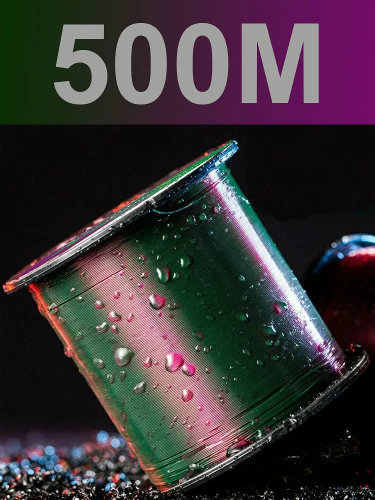 REDTOMATO 500m/1000m Żyłka Chameleon Zmieniająca Kolor z Powłoką Fluorocarbonową Monofilament Nylonowa Żyłka Karpiowa Przypon Wędkarski Sprzęt Wędkarski — zdjęcie 4