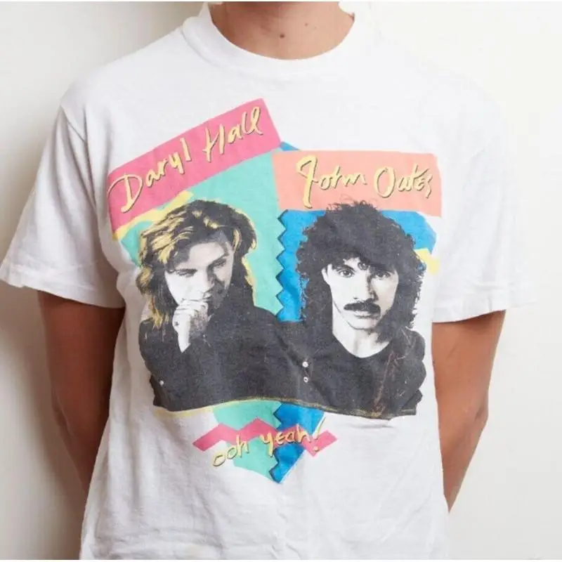 

Hall Oates T Shirt Rock Band Cotton Unisex Full Sizes