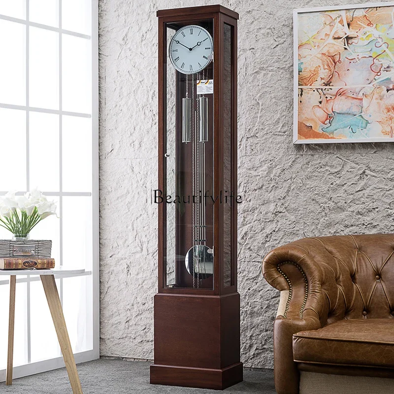 European floor clock living room simple mechanical clock