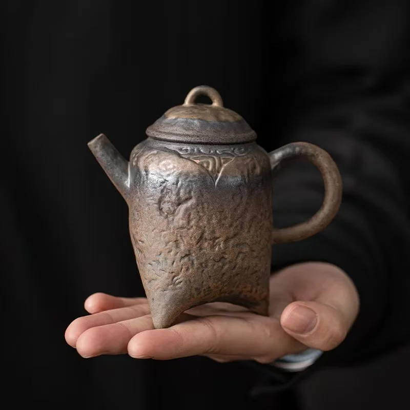 theiere-en-ceramique-de-boue-de-roche-ancienne-retro-japonaise-de-160ml-glacure-en-fer-dore-brule-antique-the-creatif-pour-boire-du-the-articles-de-the-pour-la-maison-et-le-bureau