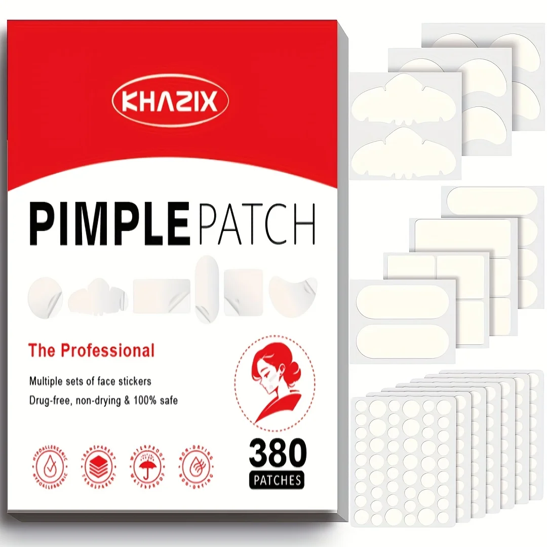 

380pcs Large Pimple Patches for Face, Hydrocolloid Acne Patches.