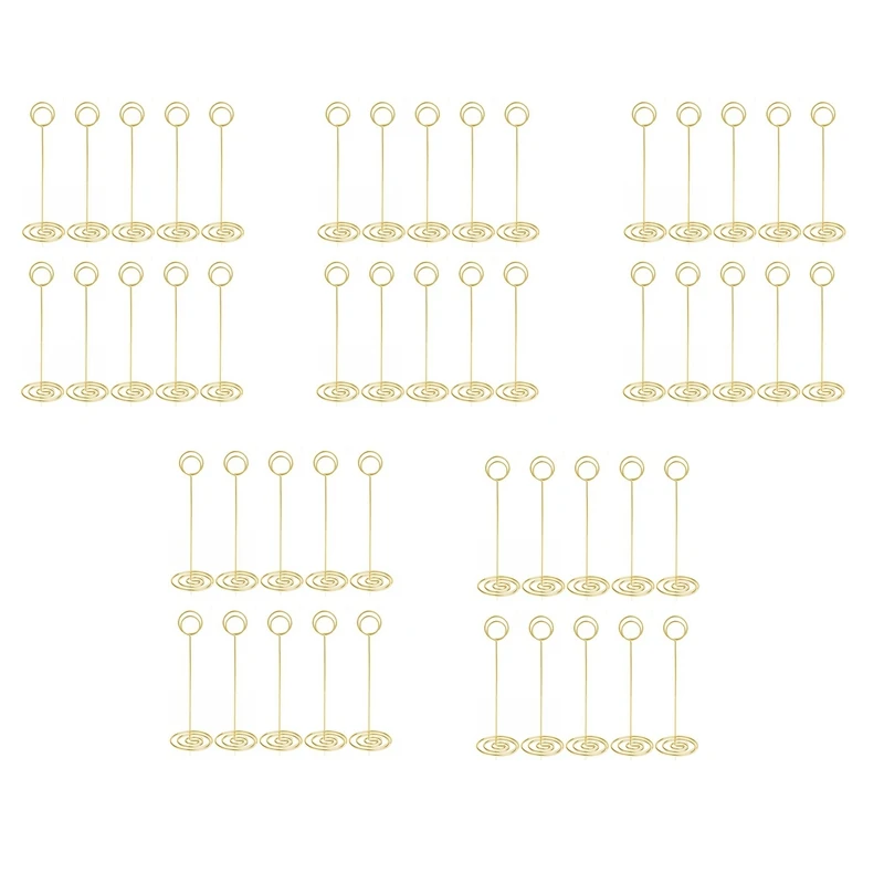 Table Number Holders 50Pcs - 8.75 Inch Place Card Holder Tall Table Number Stands For Wedding Party Graduation Reception