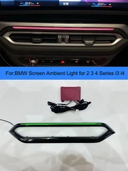 Screen Ambient Light for BMW 2023 2024 2025 2 3 4 Series I3 I4 G21 G22 G23 G20 G28 G26 Synchronize Original Car Ambient Light