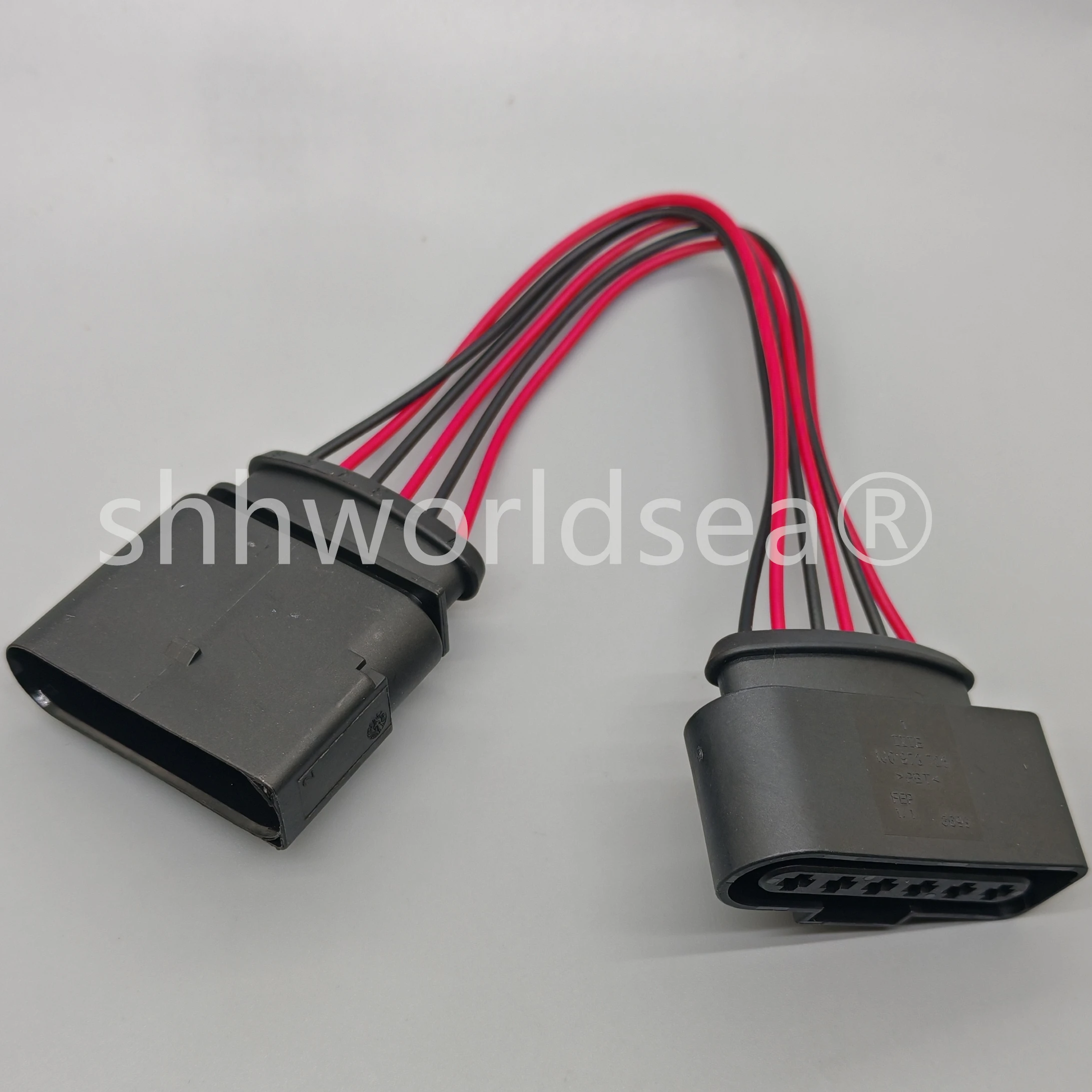 shhworldsea 6 Pin 3.5mm female auto waterproof cable electrical pump connector ignition coil wire harness plug 1J0973726