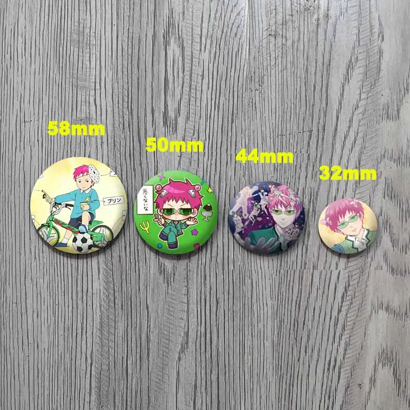 أنيمي دور سايكي K تشيبي المينا بروش دبابيس على حقيبة الملابس والاكسسوارات الكرتون شارة التلبيب طوق مجوهرات هدايا لصديق الاطفال